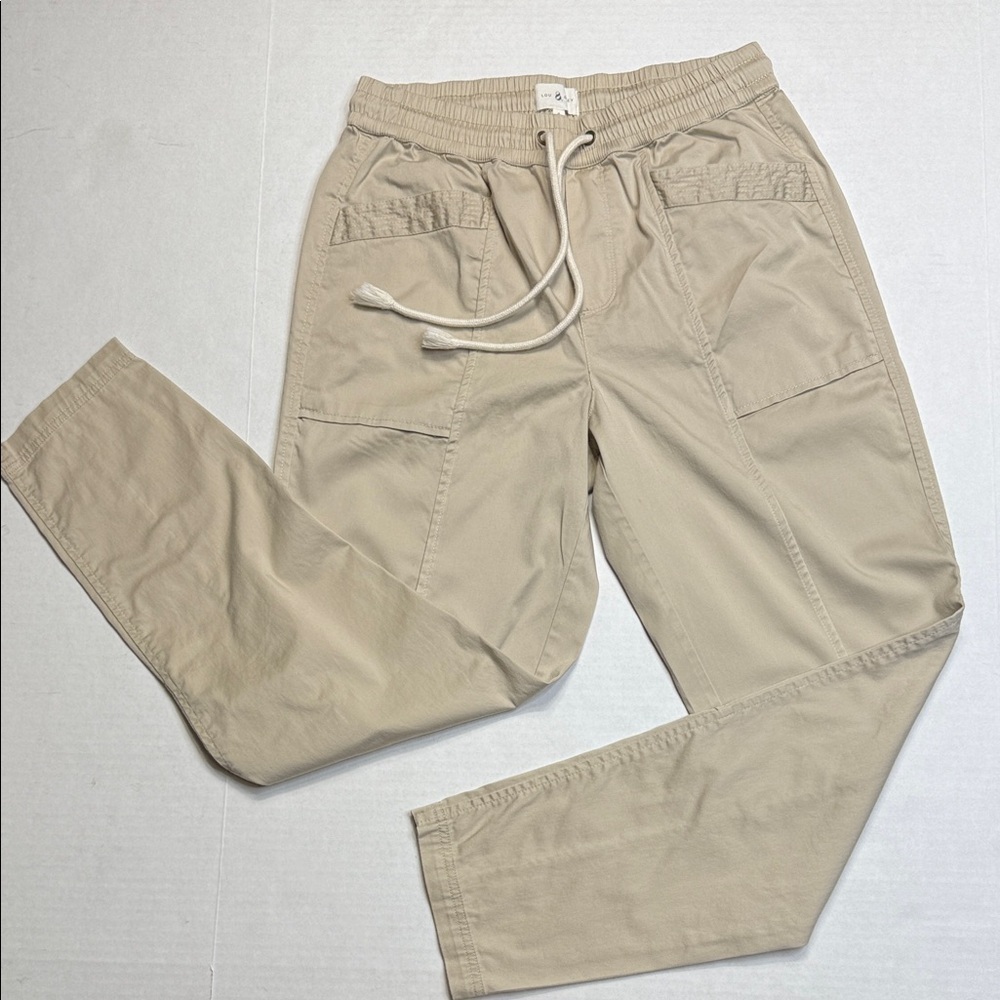 Lou & Grey Drawstring Khaki Pants
Sz Small NWOT